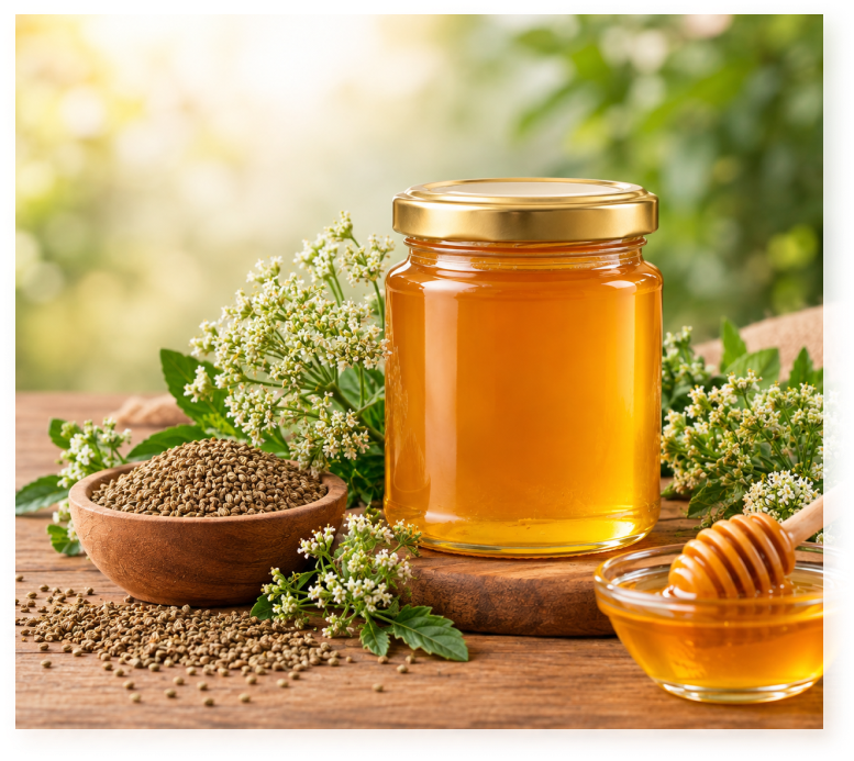 Ajwain Honey